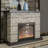 Picture color Solid Wood Freestanding Fireplace