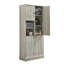 Tall Storage Cabinet with Adjustable Shelves-1417254525