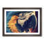 Geometric Macaw Parrot in Abstract - Framed Print-55727008-55727010