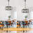 6 - Light 22.83'' Modern Industrial Large Geometric Square / Rectangle Chandeliers For Bedroom,living Room,foyer,entryway,hallway-96755126