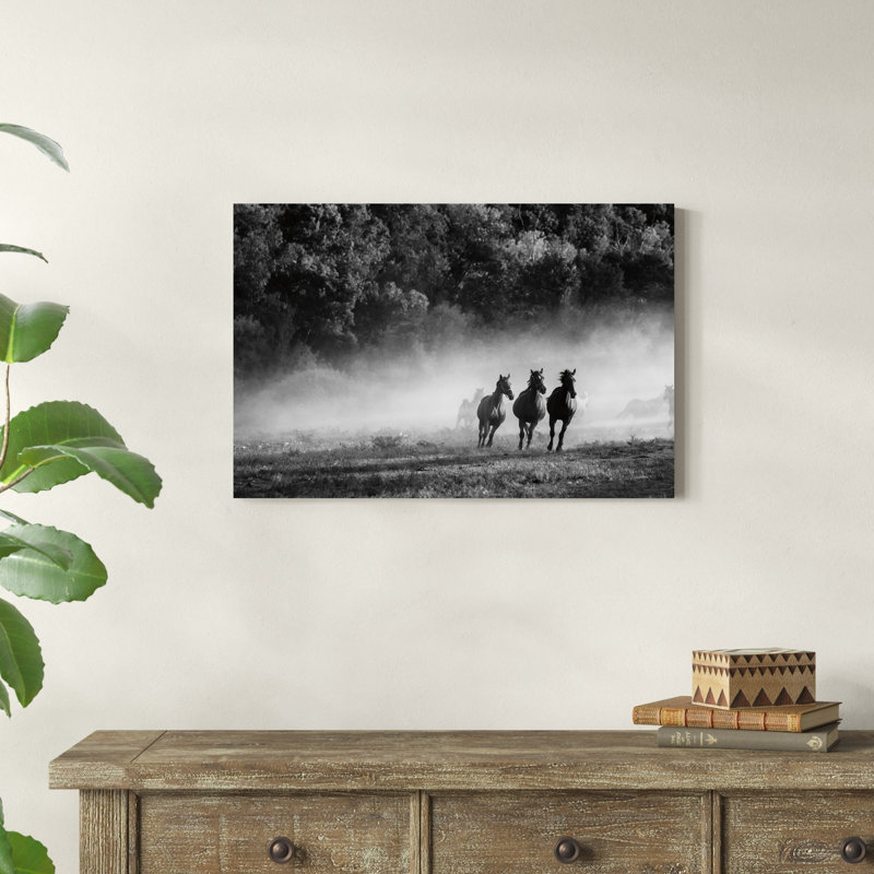 Pays du cheval, H 20 po x l 30 po x P 1,25 po