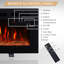 FLAMEKO Albury 3-in-1 Electric Fireplace with Freestanding Mantel Surround, LED Flame Effect, 1.5kW Heater, Logs & Crystals