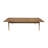 Cid Tiara 96-127 Inch Extendable Dining Table, Rectangular, Brown