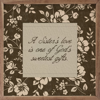 God's Greatest Gift Sister