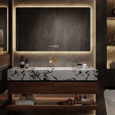 Light luxury simple Bathroom cabinet
