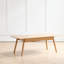 Largeur de 120 po x profondeur 56 po x hauteur 45 cm, bureau en bois naturel avec tablette de rangement