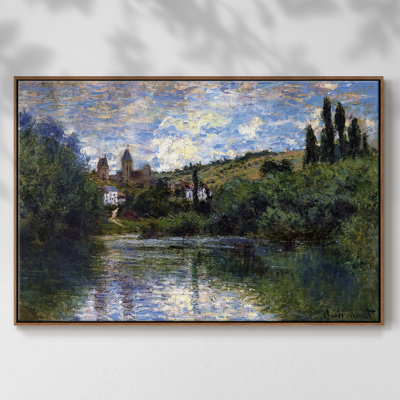 Vue de Vetheuil, 1880, reproduction d'art sur toile