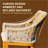Outdoor Counter Height Bar Chairs With Arm And Backrest