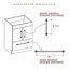 Ensemble de meuble-lavabo simple 48 po Maplesville-334045464