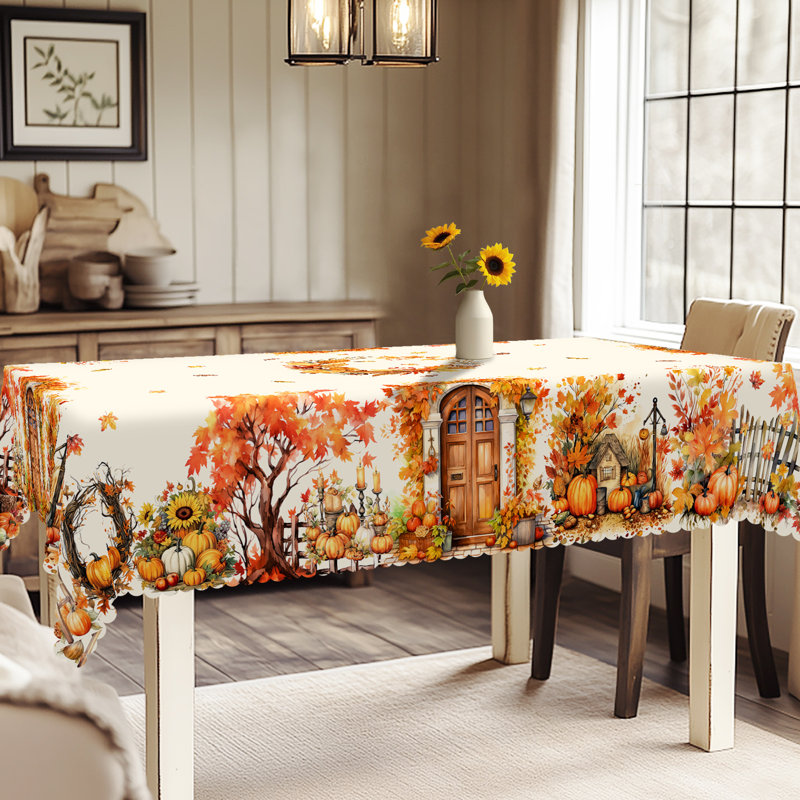 Nappe automne-hiver 152 x 220 cm Rectangulaire, L 86,61 po x l 59,84 po