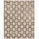 Candelo Soho Hand Tufted Wool/Cotton/Viscose Damask Rug in Beige