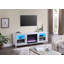 70" TV Stand Console With Fireplace, Heater