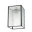 13cm Glass Rectangle Pendant Shade