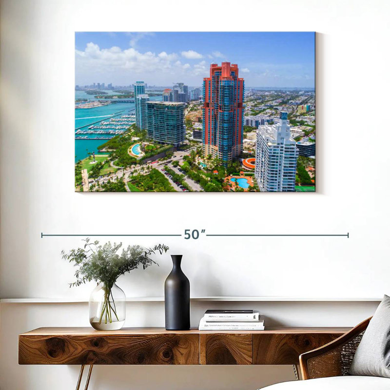 Gratte-ciel de Sirci South Beach, H 26 po x l 39 po