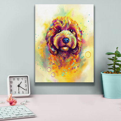 «Pop Art Goldendoodle» par Furbaby Affiliates, art mural sur toile