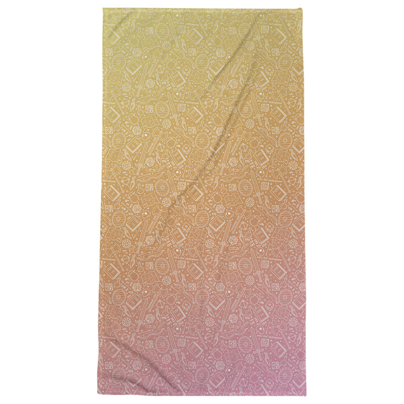 Katelyn Elizabeth Beach Towel, Sunset Ombre