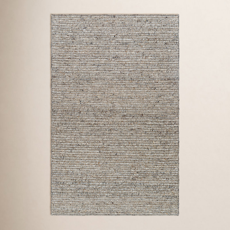 Joly Wool Striped Indoor Rug, Rectangle 2' x 3', Taupe