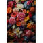 Tapis décoratif floral multicolore à motif de marguerites roses-768991943