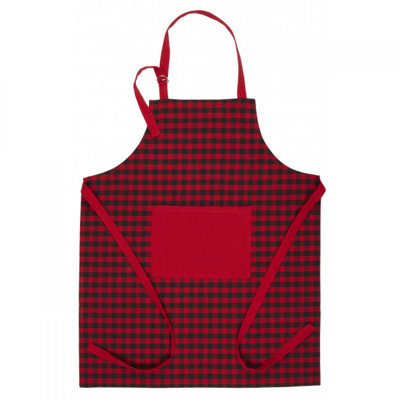 Buffalo Red Plaid Apron