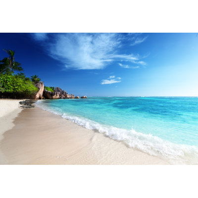 Anse Source D'Argent Beach par Iakovkalinin - photographie sur toile tendue