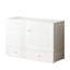  Grand lit escamotable Murphy avec station de charge et tiroirs de rangement, blanc-1118748100