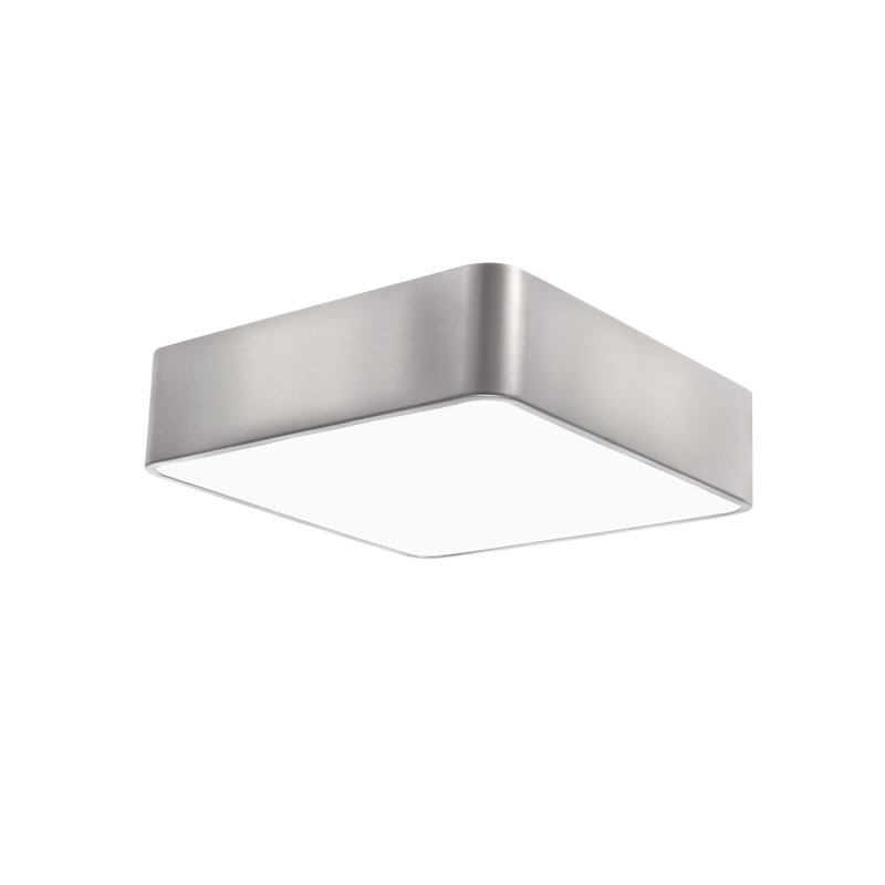 Flush Mount, 36cm, Brushed Aluminium