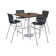 Kool 42" L Square Breakroom Table and Chair Set