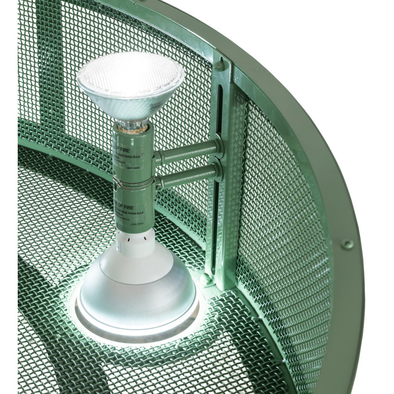 48" Wide Paloma Golpe Chandel-Air, 10.5" H x 48" W x 48" D, Reseda Green