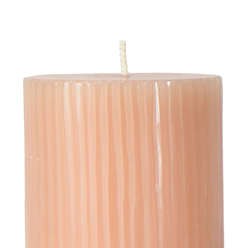 Main & Mesa Ribbed Pillar, Taupe