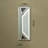 Faustine LED Flush Mounted Sconce Set of 2, Glam Mirror Lights