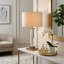 Lampe en cristal 28 x 15 po Mercer41, transparent