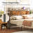 Morano 39.9"H Metal Headboard with Charging Station-1816339926-1812546466
