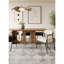 Tapis intérieur en damas gris / beige 5 pi x 8 pi (5 pi 3 po x 7 pi 7 po) Branch-1619060532