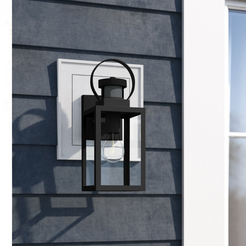 Jazline Steel Wall Light, Black