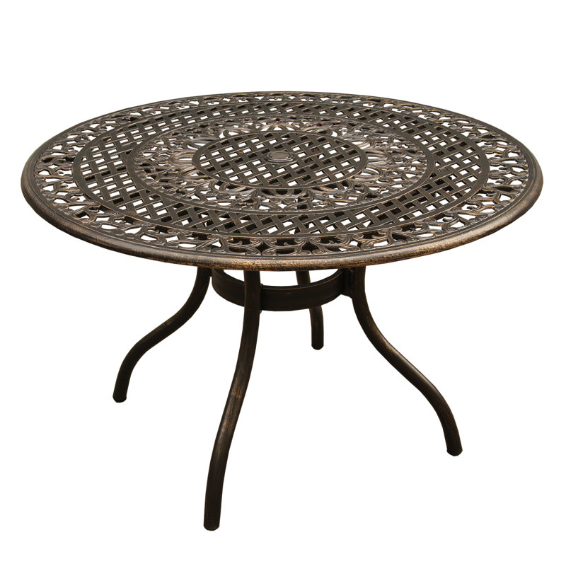 Ensemble de salle à manger 5 pièces Cas filet, Bronze