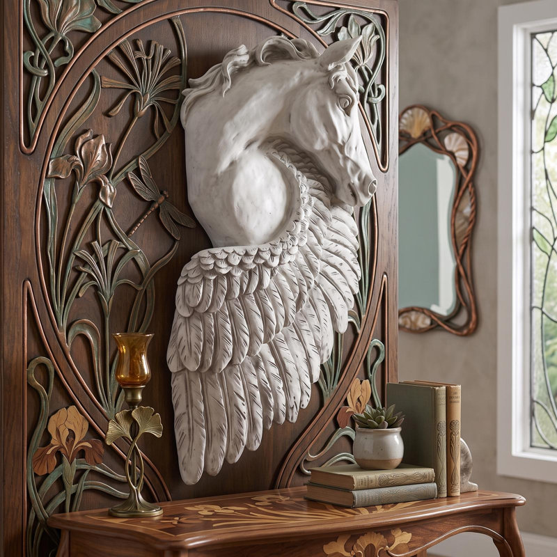 Pegasus Horse Wall Sculpture