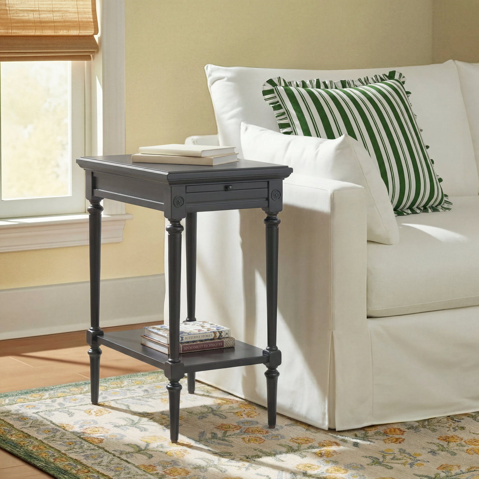Eros 14" Mahogany End Table