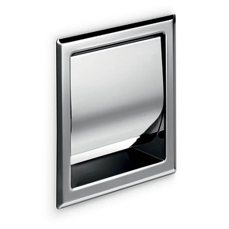 Hotellerie Recessed Toilet Paper Holder with Cover