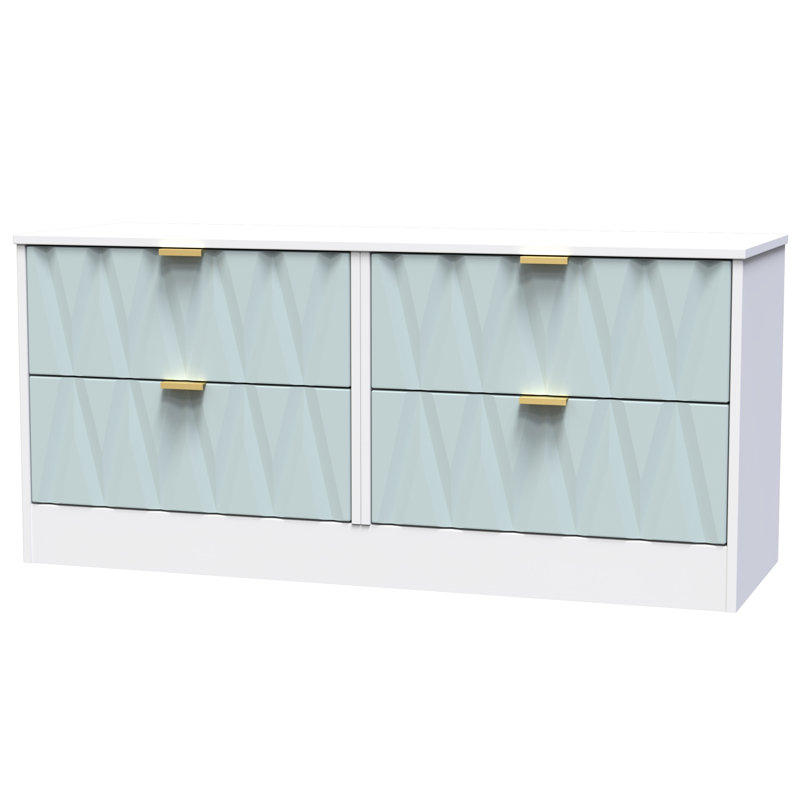 Besmir 4 Drawer Bed Box (Ready Assembled), Duck/White