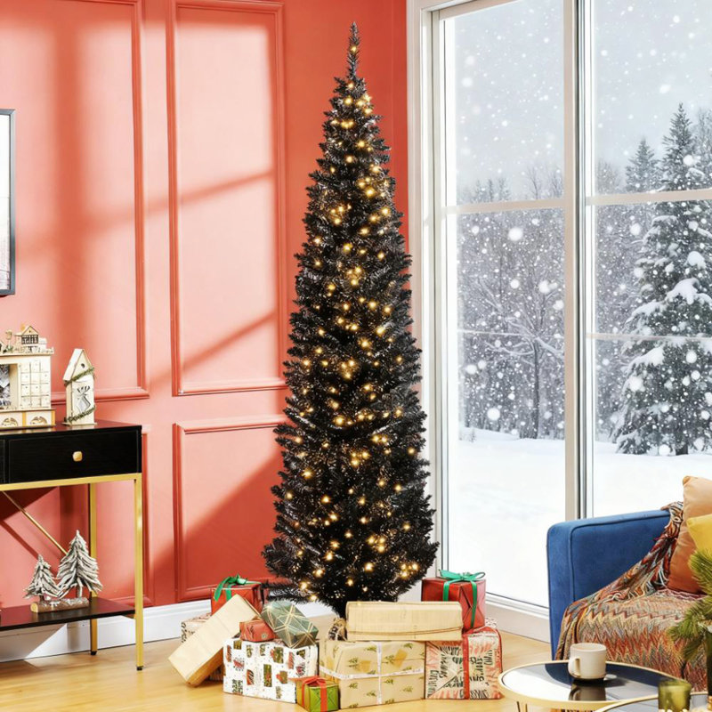 Arbre de Noël 7 pi, H 7 pi, Green