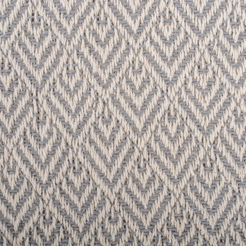 Jeté en coton , Gris