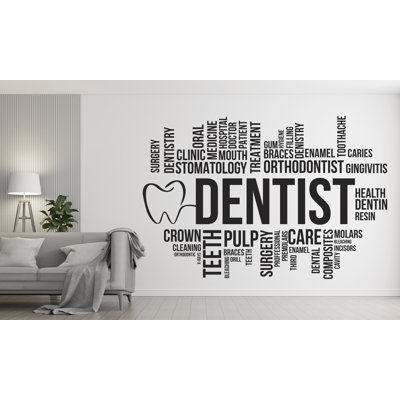 Dental Care Wall Decal Teeth Wall Decal Teeth Wall Sticker Dental Wall Decal Dental Wall Art Window Wall Sticker Dentist Office Decor 344RS
