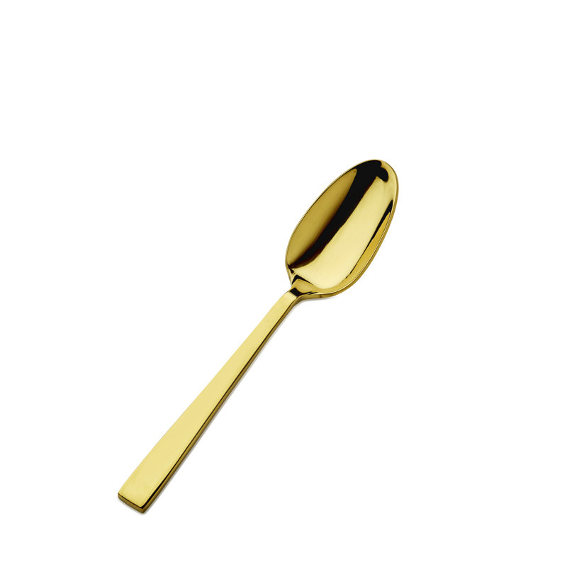 Cuillère à café en acier inoxydable 18/10 Roman, Doré