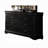 57" W Double Dresser Bedroom Dresser 6 Drawer Dresser Wood Dresser (Mirror Not Included)-1848574118