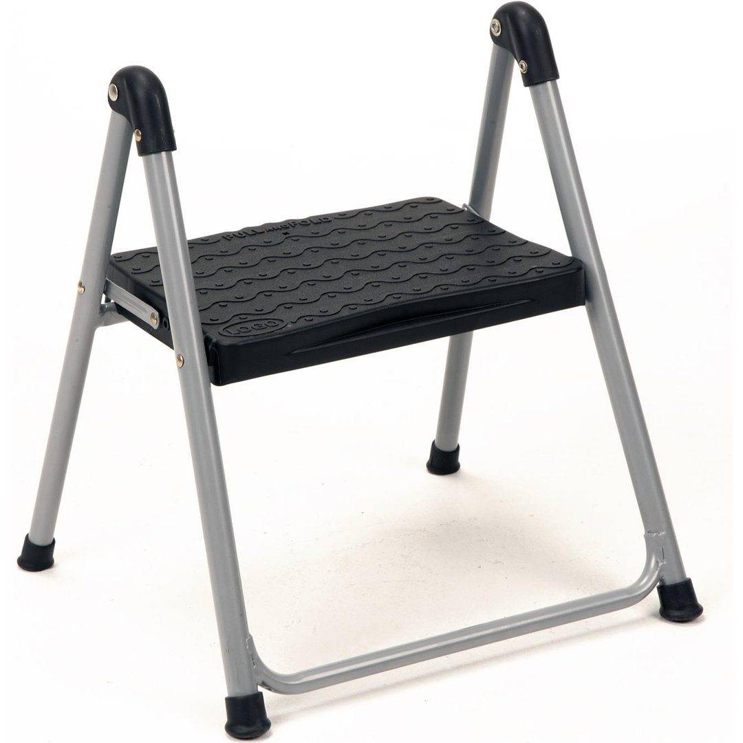1 - Step Steel Lightweight Folding Step Stool COSCO