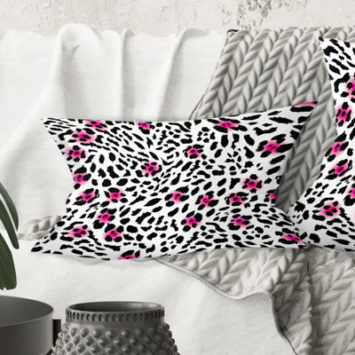 Coussin Leopard Fur Safari II - Mid-Century