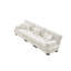 Canapé modulaire 3 places, canapé modulaire à assise profonde-2004406704