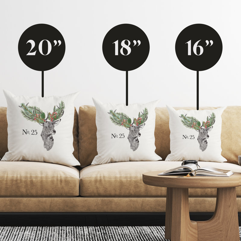 Housse de coussin Number 25 Holiday, H 16 po x l 16 po