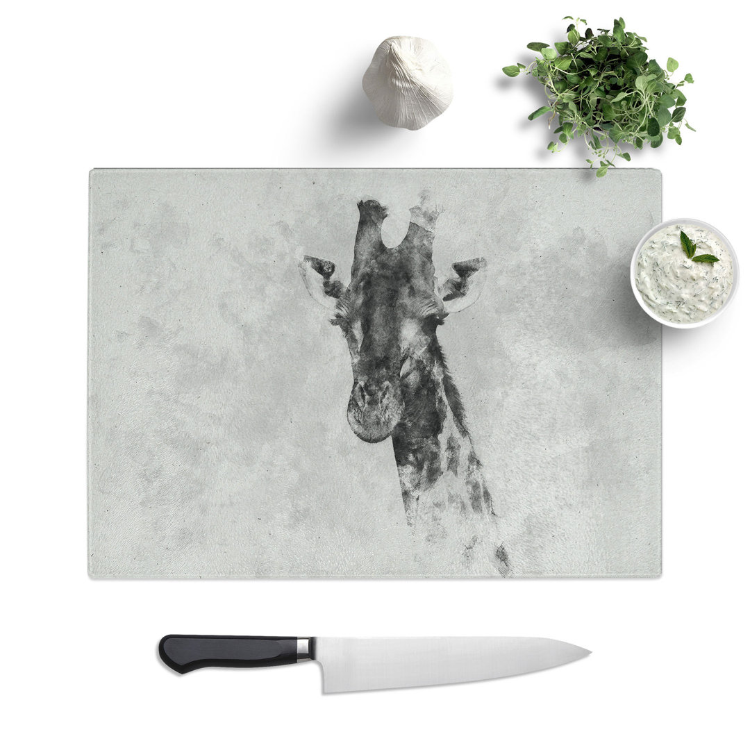Giraffe Vol.3 Watercolour Chopping Board
