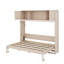 Grand lit escamotable avec armoires de rangement-1900134689